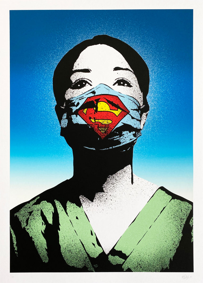 Super Nurse screen print (special edition Artist Proof) HIGH ON SPRAY