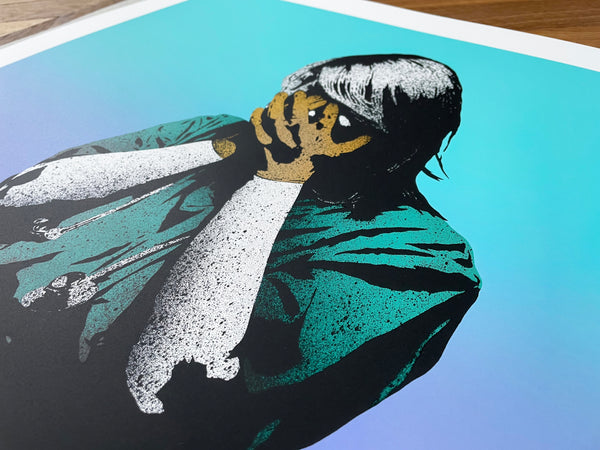 CODE BLACK screen print (special edition of 40 blue)