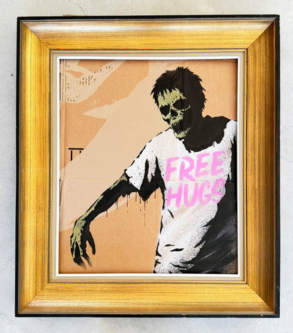 Free Hugs 1/1 cardboard