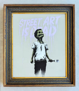 Street Art is Dead 1/1 (lavender)