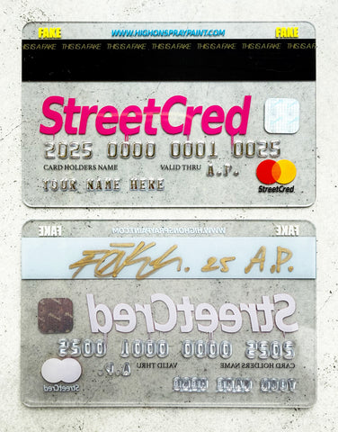 StreetCred V3 glass (Artist Proof)