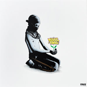 Pre-order Original on canvas "Flower Power" 1/1 Yellow