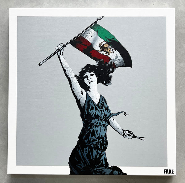 "Cut the Regime" (Original on canvas ) Artist Proof