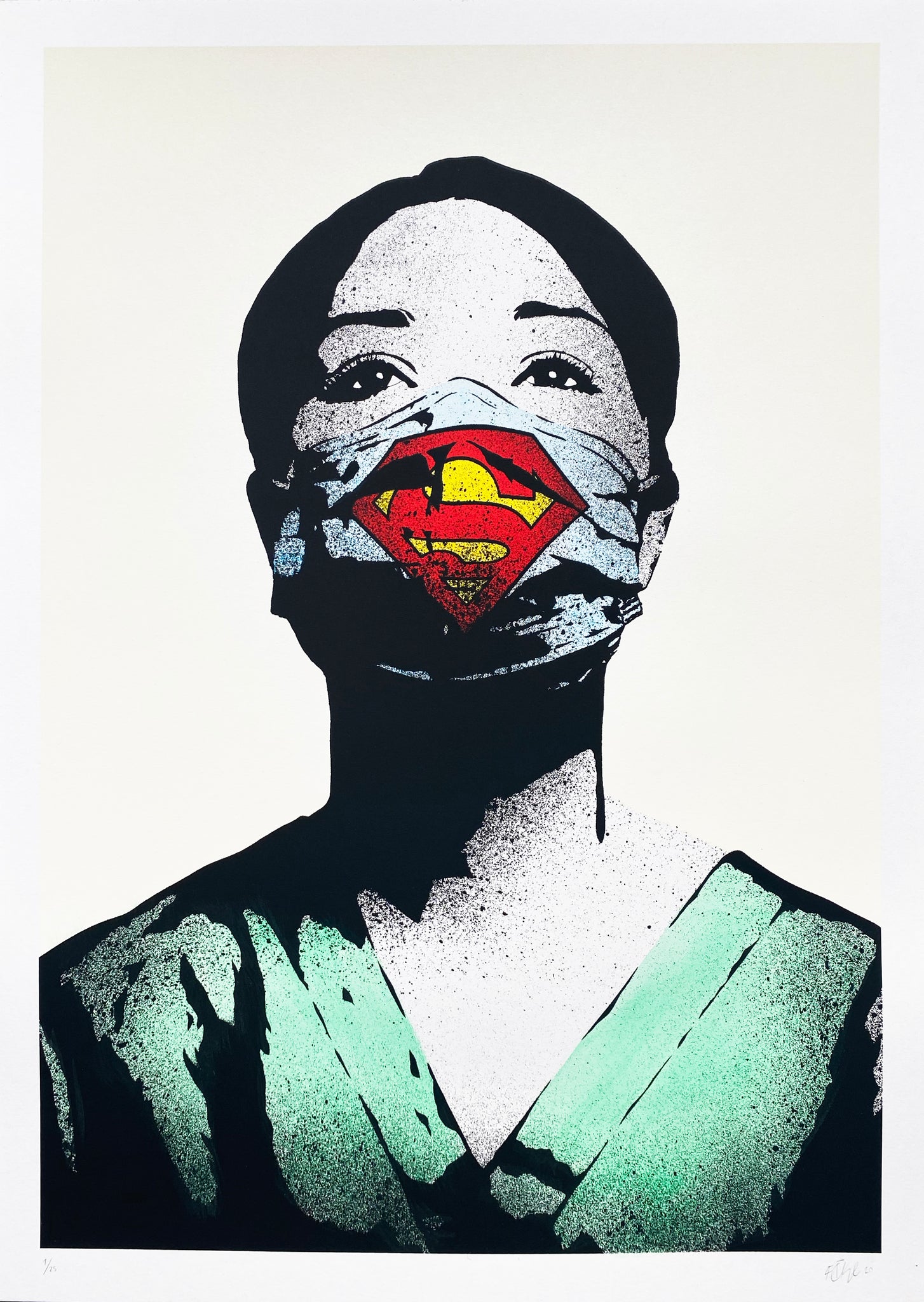 Super Nurse screen print (Hand finished edition of 25)